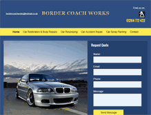 Tablet Screenshot of bordercoachworks.co.uk
